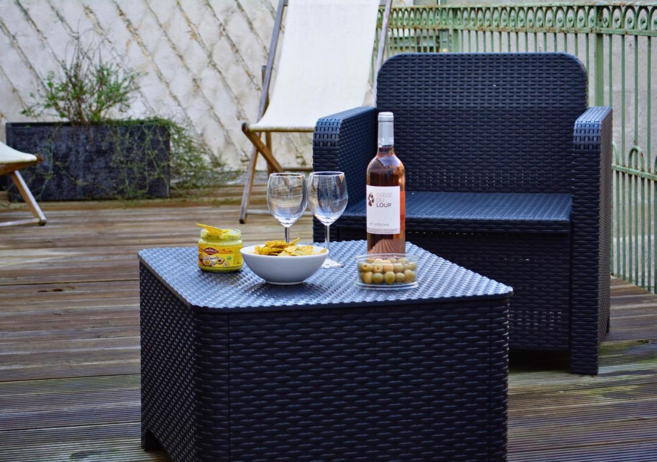 Le Charme D'Antan - Terrasse - Balcon - Hypercentre Evreuxアパートメント エクステリア 写真