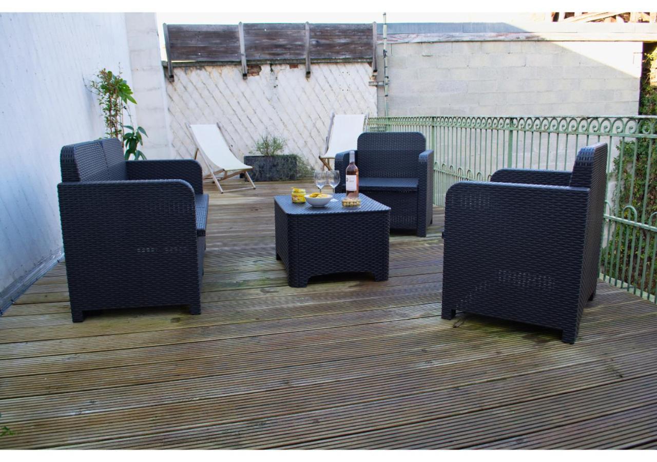 Le Charme D'Antan - Terrasse - Balcon - Hypercentre Evreuxアパートメント エクステリア 写真